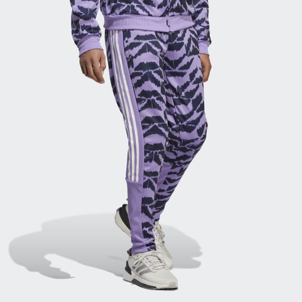 Purple adidas top joggers