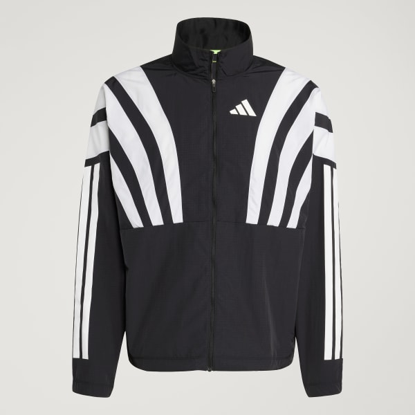 Adidas Archive Track Jacket Black/Better Scarlet | Parallel
