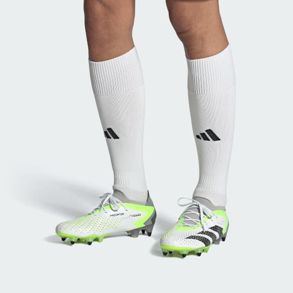 Branco Chuteira Predator Accuracy.1 Low Soft Ground Boots