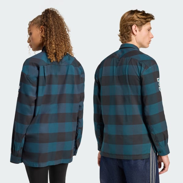 Black All Blacks Flannel Shirt