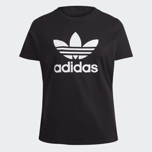 zwart Adicolor Classics Trefoil T-shirt (Grote Maat) 28241