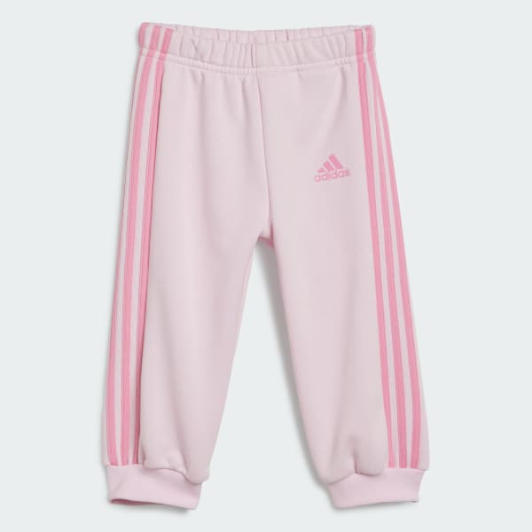 adidas Essentials Allover Print Jogger Set Kids - Pink | Free Delivery ...