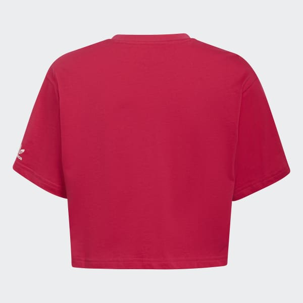 Rosa Camiseta Adicolor Cropped HM636