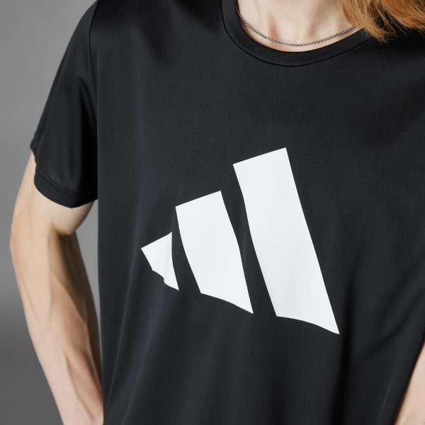 Black Run It Tee