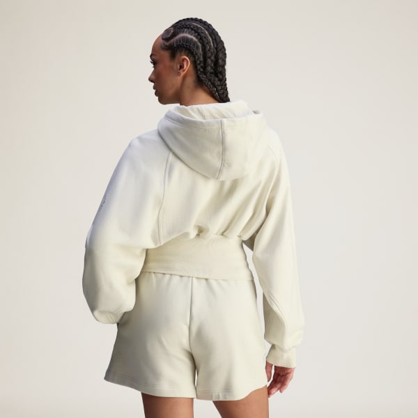 Μπεζ adidas by Stella McCartney Cropped Hoodie