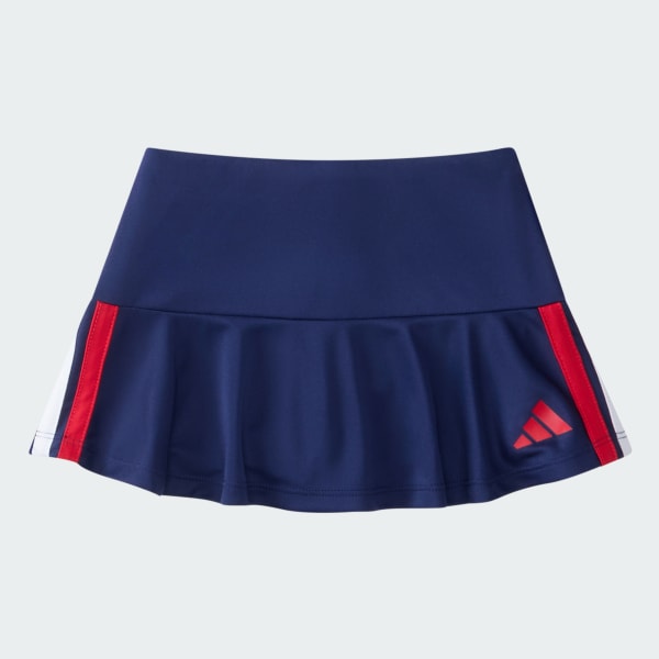 Grey adidas Two-Piece Waist Heather Tank & 3-Stripes Skort Set