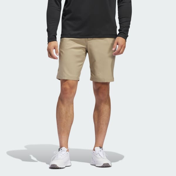 Mens khaki golf shorts top