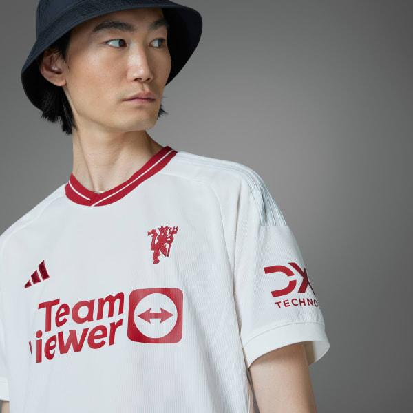 Weiss Manchester United 23/24 Ausweichtrikot