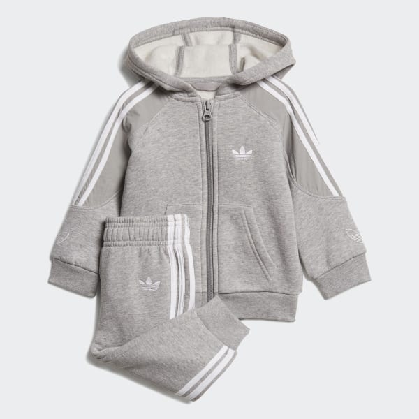 adidas originals authentic sweatshirt with contrast panel in white and black