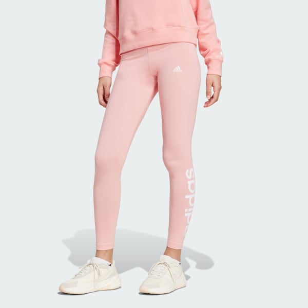 Rosa LICRAS ESSENTIALS LOGO PRETINA ALTA