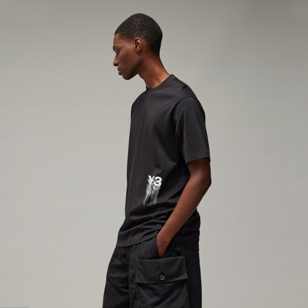 adidas Y-3 Graphic Short Sleeve Tee - Black | Unisex Lifestyle