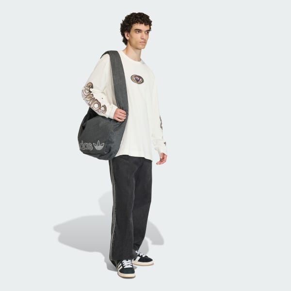 White 90s ALTERNATIVE SPORT ARCHIVE GRAPHIC 롱 슬리브 티