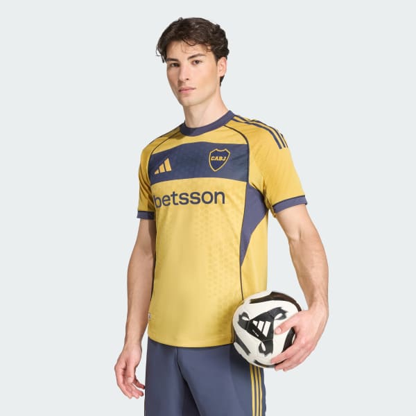 Amarillo Camiseta Alternativa Boca Juniors 25/26 (Versión Jugador)