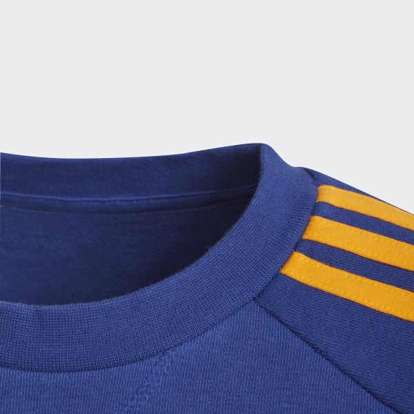 Bleu Sweat-shirt ras-du-cou Real Madrid BQ078