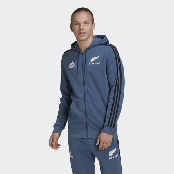 Bla All Blacks Rugby 3-Stripes hættetrøje IXS08