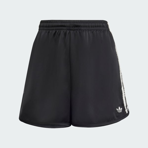 adidas Originals サテン ショーツ ラッフル スリーストライプス