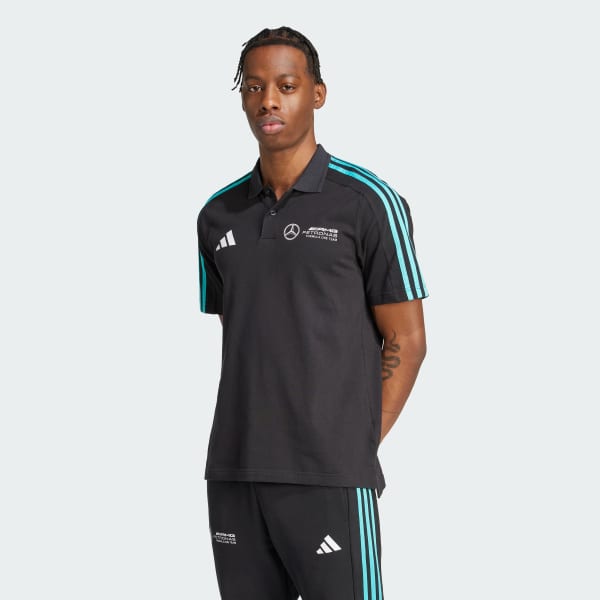Black MERCEDES - AMG PETRONAS FORMULA ONE TEAM DNA POLO