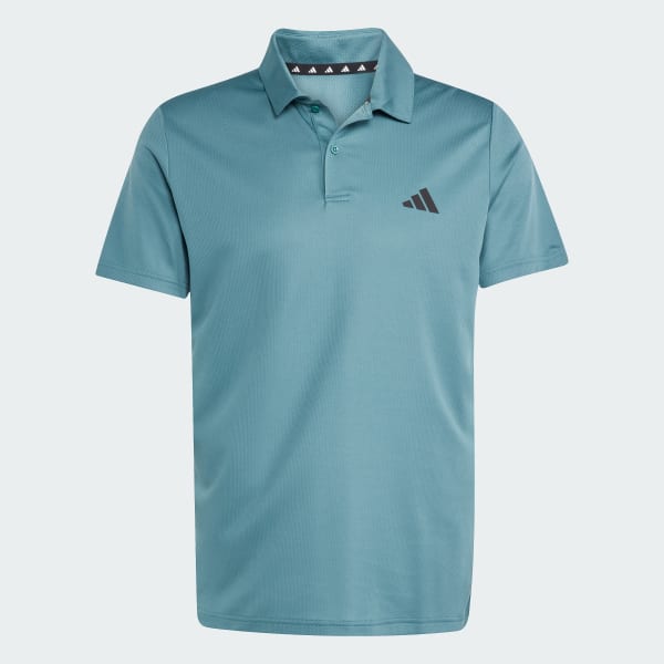 Green Train Essentials Training Polo Shirt