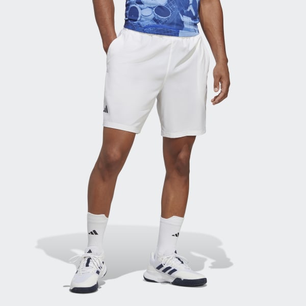 biela Šortky Club Tennis Stretch Woven