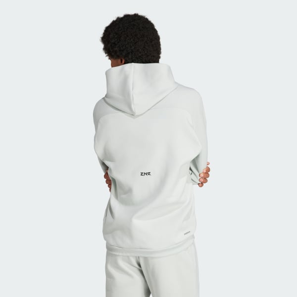 Grey Z.N.E. Premium Full-Zip Hooded Track Jacket