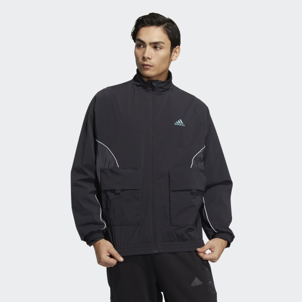 adidas Stadium Pocket Woven Jacket - Black | adidas Malaysia