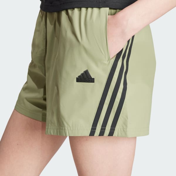 Green Future Icons 3-Stripes Woven Shorts