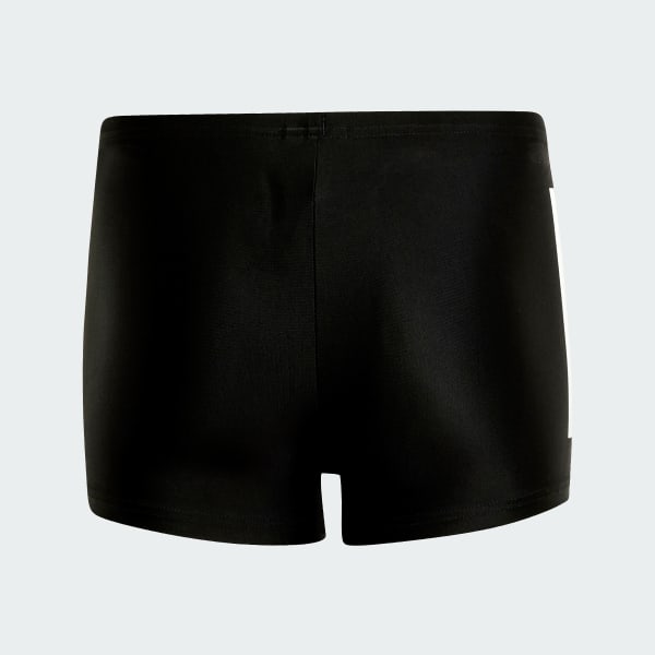 Noir Boxer de natation 3 bandes Enfants