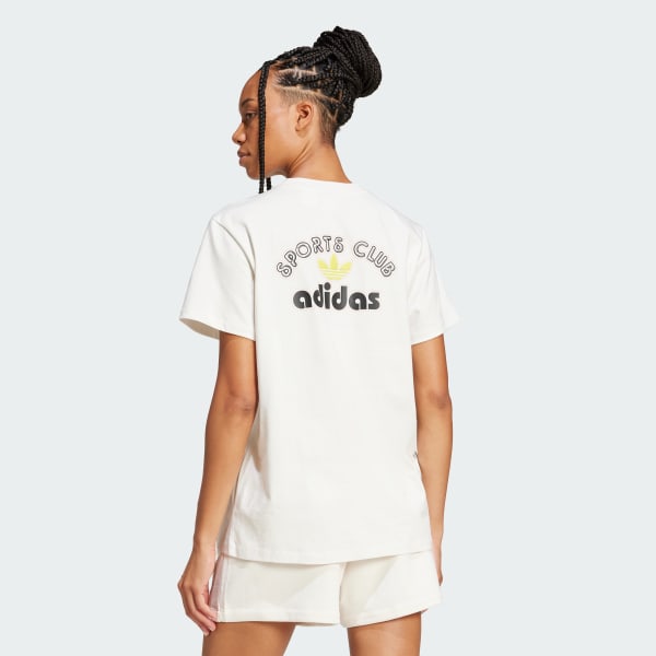 White Trefoil Series Sports Club Loose Tee