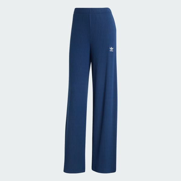 Azul Pantalón Essentials Wide Rib