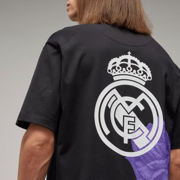 adidas Y-3 Real Madrid Merch Tee - Black | Free Shipping