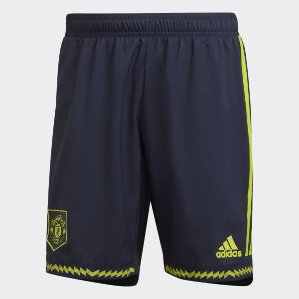 modrá Šortky Manchester United Third Authentic
