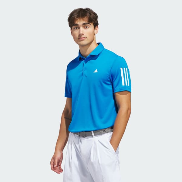 สีน้ำเงิน เสื้อโปโล Performance 3-Stripe