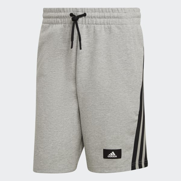 Grey adidas Sportswear Future Icons 3-Stripes Shorts BO903