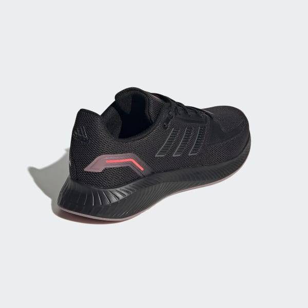 Adidas falcon zwart clearance roze