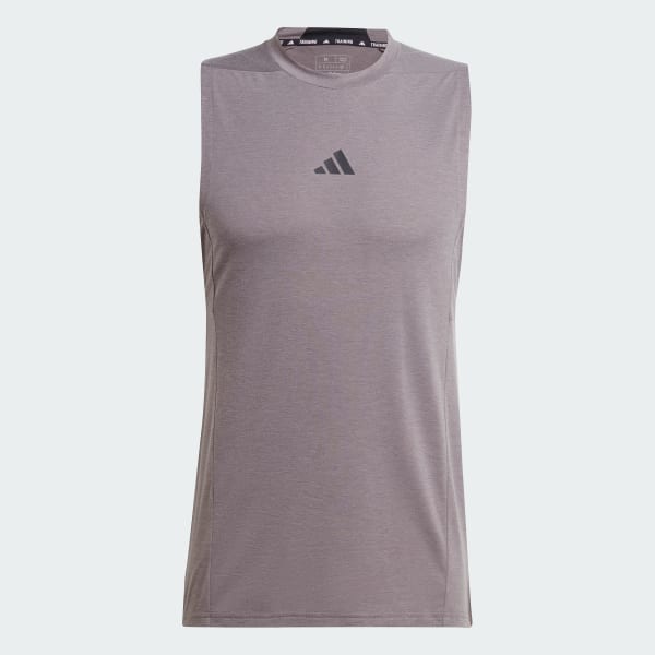 Brown Designed for Training Workout Tank Top