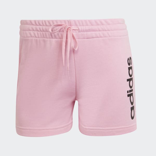Pink Essentials Slim Logo Shorts