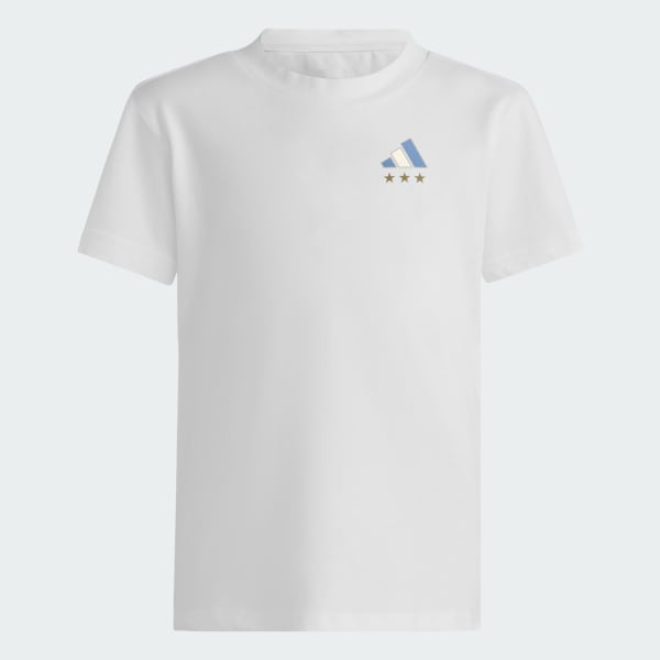 Blanco Remera Selección Argentina WC Aniversario Niños 2