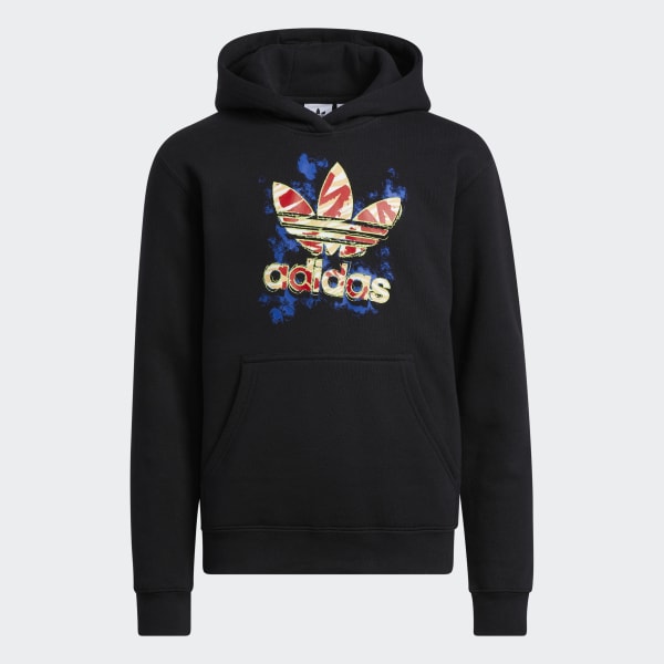 adidas Kids' Lifestyle Trefoil Hoodie - Black | Free Shipping with ...