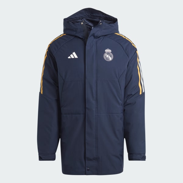 Adidas new arrivals parka blau