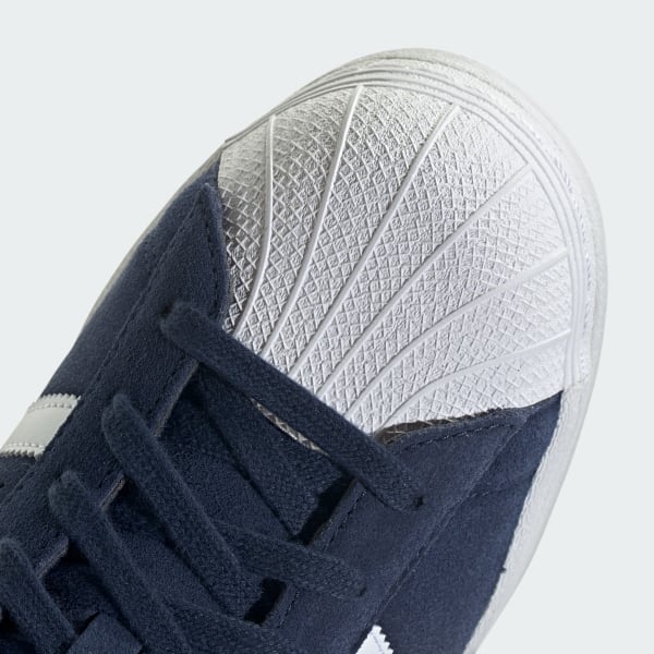 Adidas superstar navy blue and red stripes top