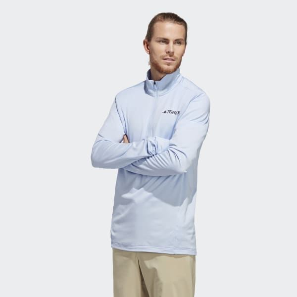 Bleu Sweat-shirt demi-zip molleton Terrex Multi