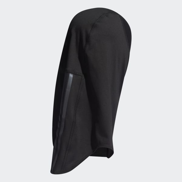 Svart Run Icons 3-Stripes Sport Hijab K7280