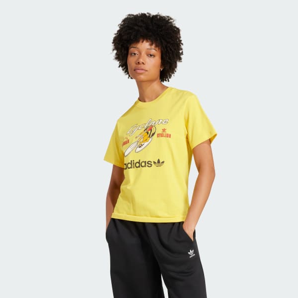 Yellow Retro Cyclone Regular Tee