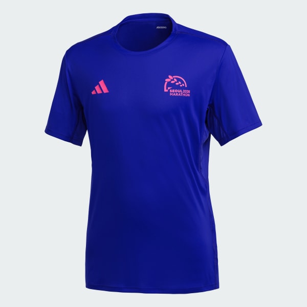 Blue 서울마라톤 러닝 티 M
