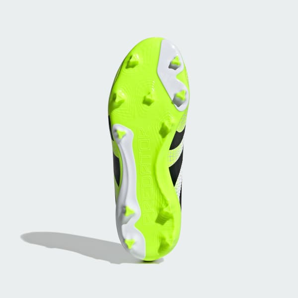 Blanco Zapatos de fútbol sin cordones Predator League terreno firme/multiterreno niños