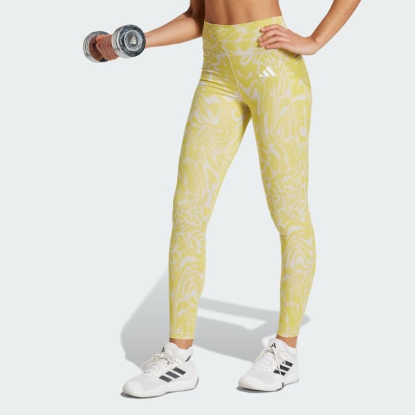 Bezowy Legginsy Optime Essentials Stash Pocket Full Length