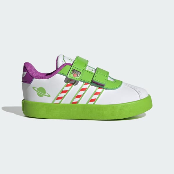 White ADIDAS PIXAR TOY STORY VL COURT 3.0 SHOES INFANTS