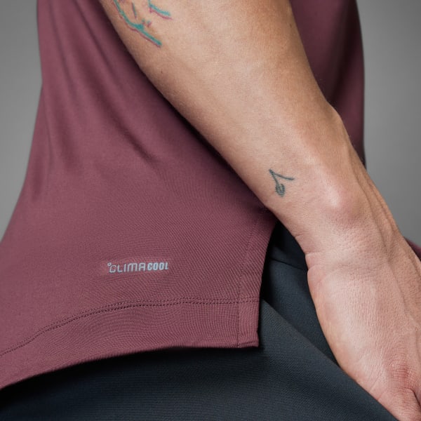 Burgundy Puremotion Tee