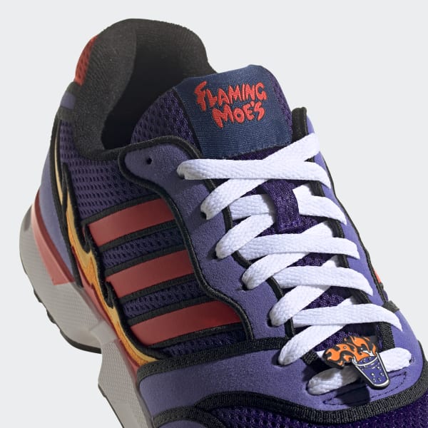 Purple ZX 1000 The Simpsons Flaming Moe Shoes LSY56