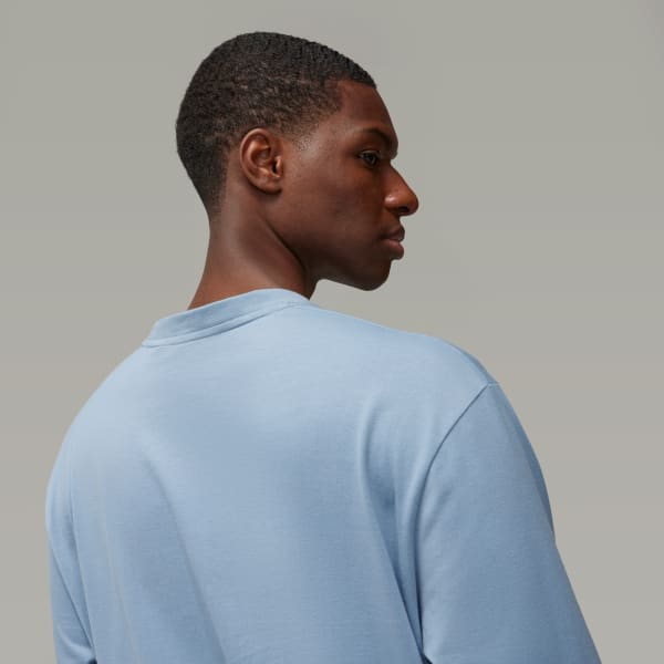 adidas Y-3 Long Sleeve Tee - Blue | Free Shipping with adidas Y-3 Long Sleeve Tee - Blue | Free Shipping with